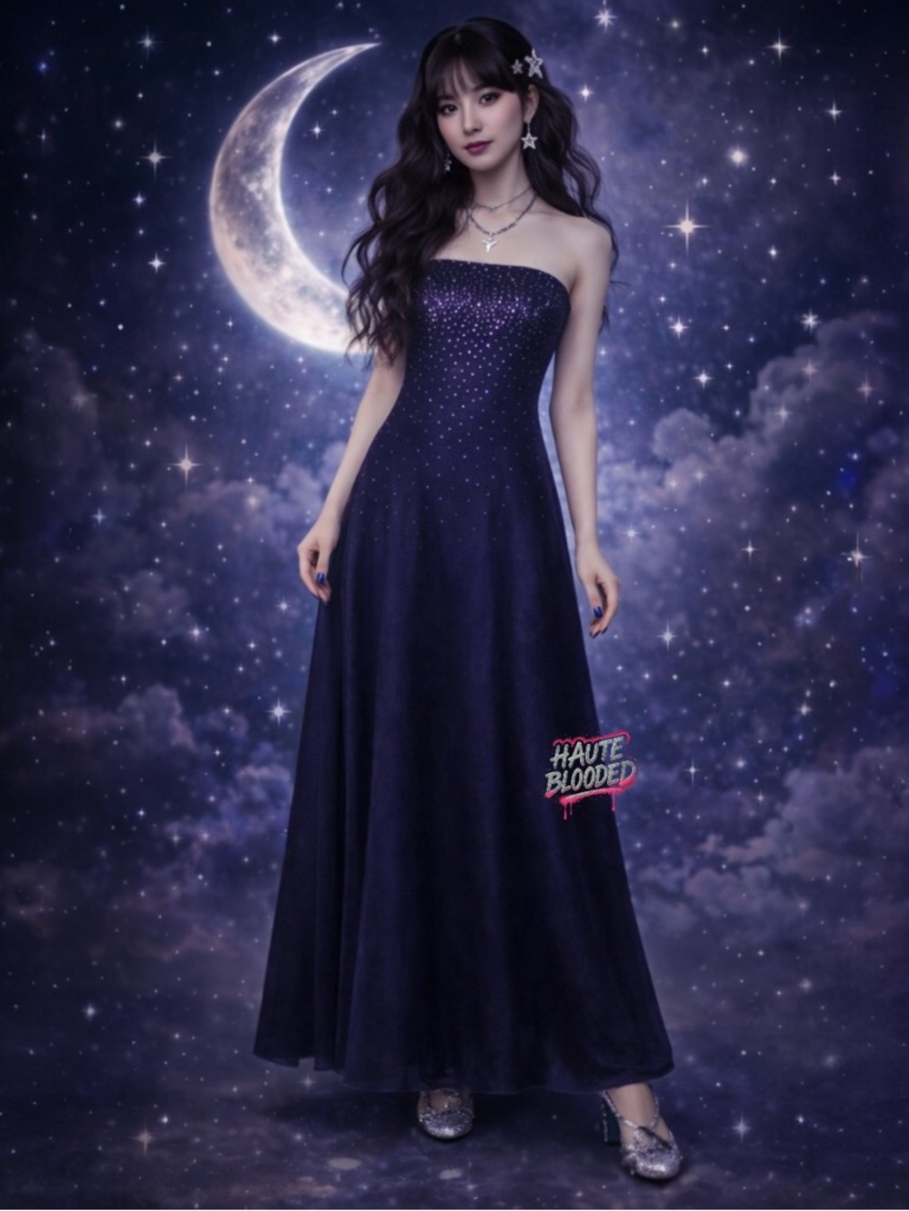Jump Dress Vintage 90's Iridescent Glitter Fairycore Celestial Whimsigoth y2k